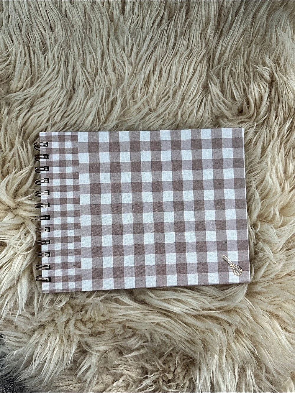DesignWorks Ink Gingham Weekly Meal Planner